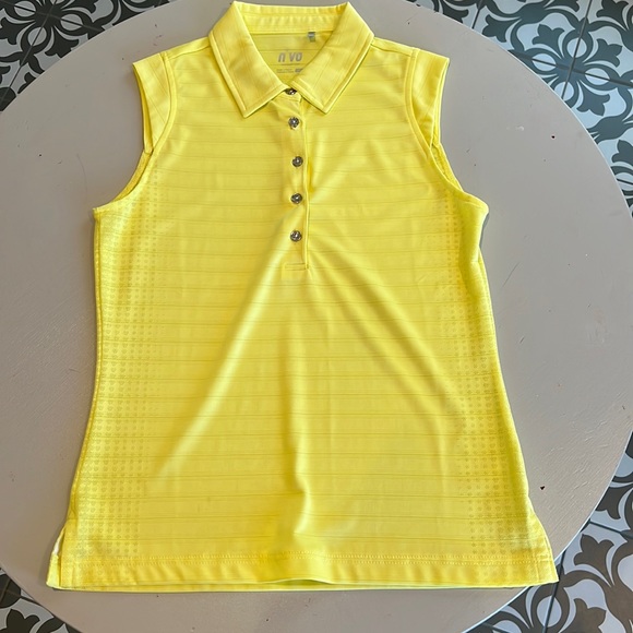 nivo sport Tops - Nivo Sport yellow golf polo